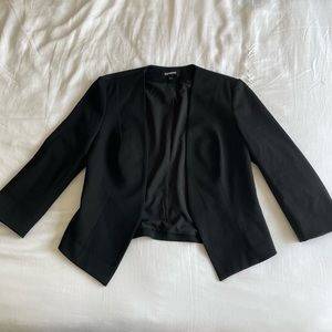 Black Cropped Blazer